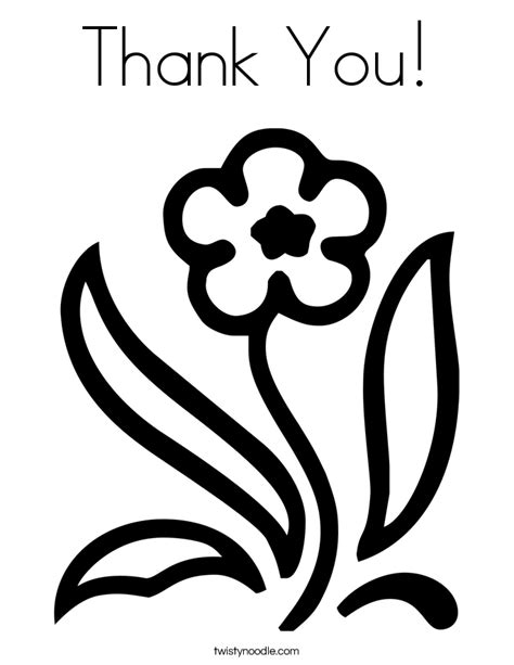 First we have two floral thank you coloring pages for adults. Thank You Coloring Pages For Kids - Coloring Home