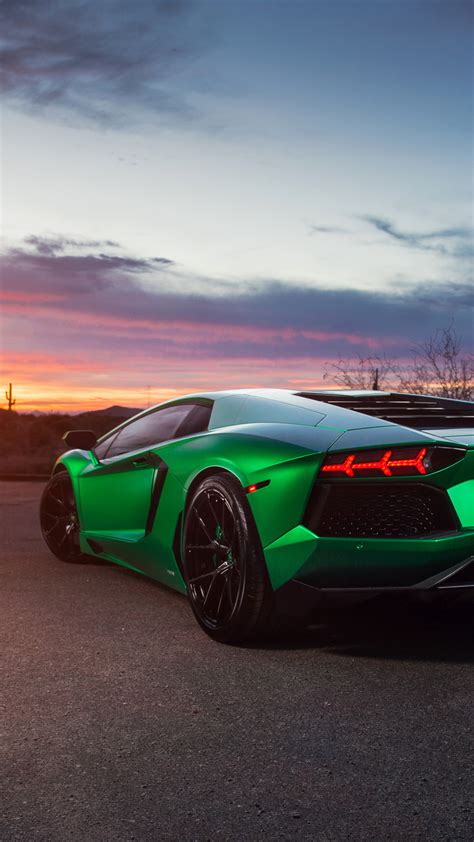 720x1280 Green Lamborghini Aventador Moto Gx Xperia Z1z3 Compact