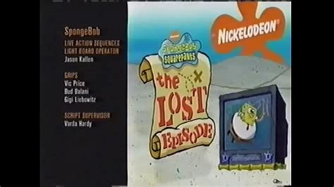 Spongebobs Lost Episode Re Airing Promo 2003 Youtube