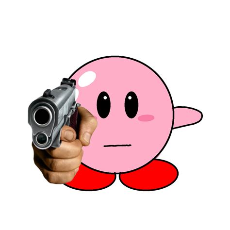 Kirby With A Gun Ibispaint