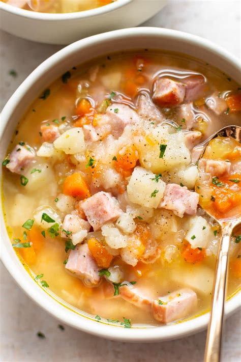 This Is The Best Healthy Ham And Potato Soup Its Easy To Make Uses