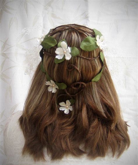Sorsha Rustic Medieval Bridal Headdress Hair Wreath Woodland
