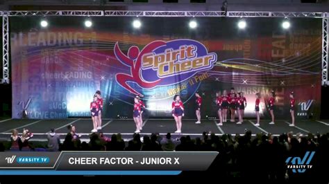 Cheer Factor Junior X 2023 L5 Junior Coed 01082023 2023 Spirit