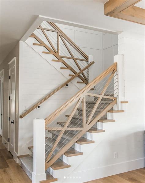 Modern farmhouse stair railing ideas. Interior Design ideas (Home Bunch - An Interior Design ...