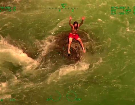 Emerald Pools Rescue Video Young Couple Pulled From Freezing