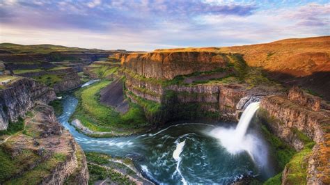 1920x1080 Palouse Falls Free Hd Hd Wallpaper