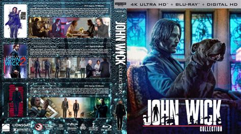 John Wick Collection Custom 4K UHD Cover V4 DVDcover