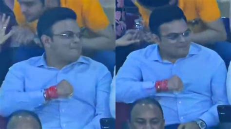 Watch Jay Shahs Early Celebration During Ipl 2023 Final Last Over
