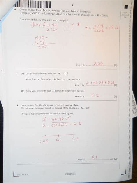 Add math oct/nov 2019 solutions & answers. CIE- IGCSE 0580 Mathematics Paper 2 (extended), May/June ...