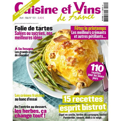 Cuisine Et Vins De France N°151 Marie Claire