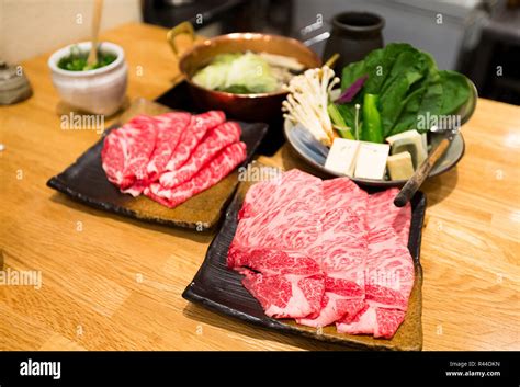 Shabu Shabu And Sukiyaki Japanese Food Stock Photo Alamy