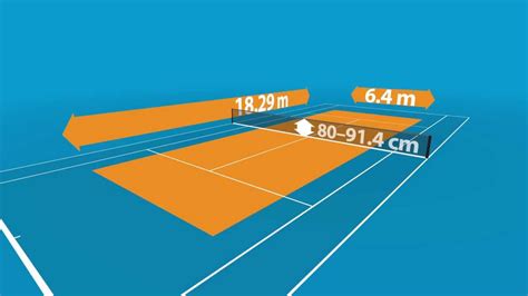 Tennis, tennis field court dimensions. Orange court dimensions - YouTube