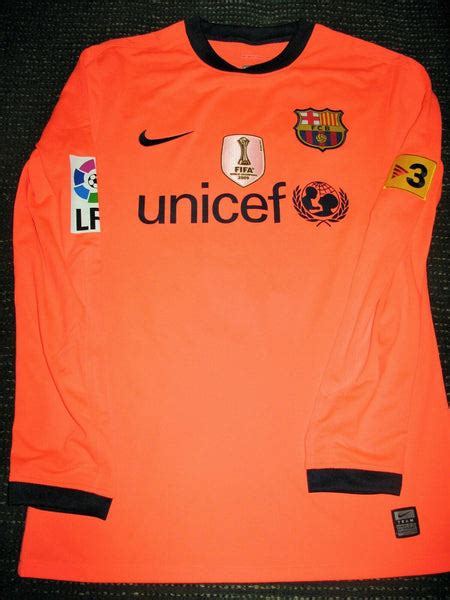 Iniesta Barcelona Match Worn Pink 2010 2011 Jersey Shirt Camiseta Trik