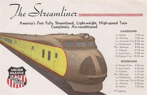 The Streamliner Union Pacifics Great Passenger Trains Historic