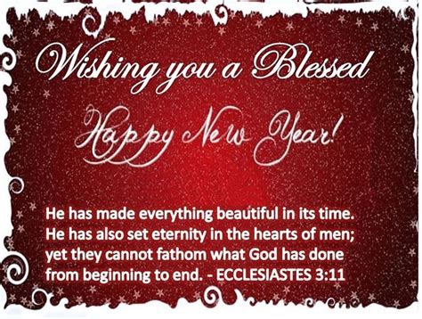 Wishing You A Blessed Happy New Year Pictures Photos And Images For