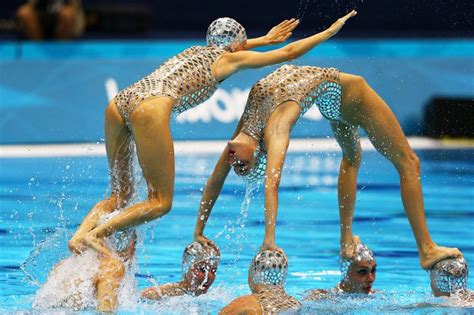 Spain Sinchro London Synchronized Swimming Swimming Swimmer