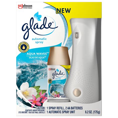 Buy Glade Automatic Spray Aqua Waves Air Freshener Starter Kit 62