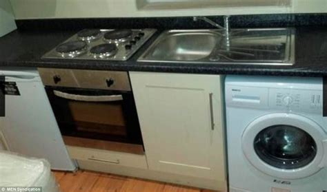 In the cupboard there are nice (glasses). At least breakfast in bed would be easy! Tiny flat in ...