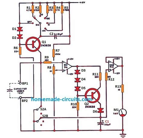 Capacitance Measurement Circuit Diagram Circuit Diagram