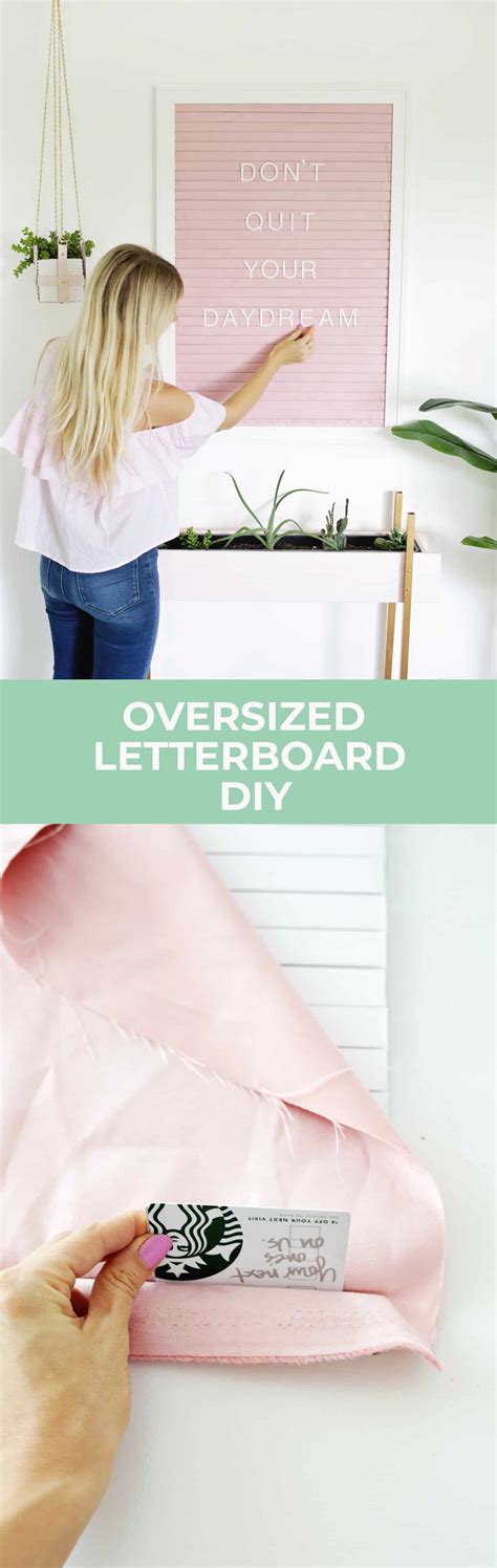 Oversized Felt Letter Board Diy A Beautiful Mess