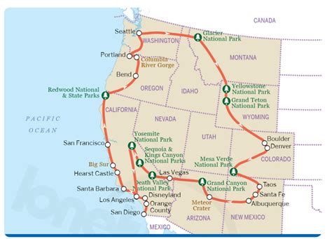 30 Days West Coast Usa Roadtrip Plan Is It Doable Planning To Start And End In La Any Tips