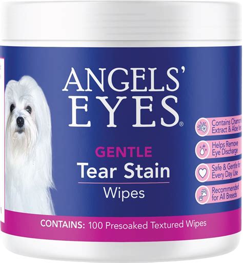 Angels Eyes Gentle Tear Stain Wipes For Dogs 100 Count