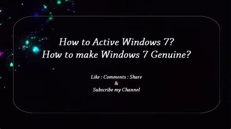 Easy Fix How To Make Windows 7 Genuine How To Make Windows 7