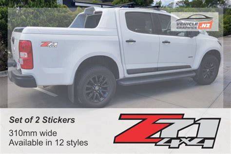 Colorado Z71 4x4 Side Bed Decal Holden Decals Vehicle Graphics Nz