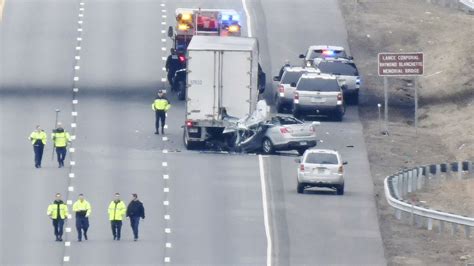 State Police Patrol Car Struck Slow Moving Rig In Crash That Killed