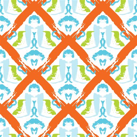 Hand Drawn Painted Seamless Pattern 346202 Vector Art At Vecteezy