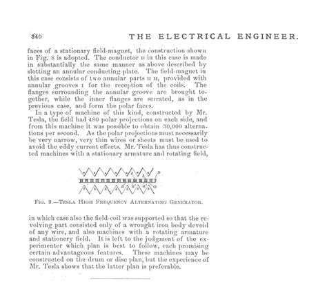 The principle of eddy current is based on the phenomenon that an alternating current in a transmitter coil induces alternating currents, or eddy. "The Tesla Collection" - "Tesla's Alternating Generators ...