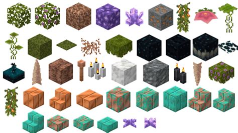 All Blocks Coming In 117 Caves And Cliffs Update Rminecraft