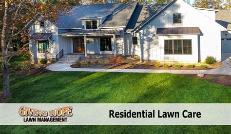 Residential Lawn Mowing Giving Hope Lawn Management
