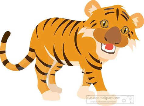 Tiger Clipart Clipart Cute Stripped Bengal Tiger Clipart Classroom