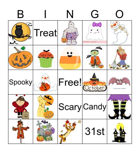 Halloween Bingo Cards Generator