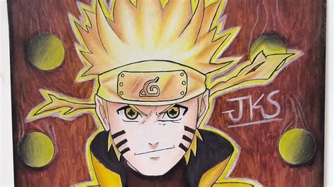 Naruto Rikudou Sennin Speed Drawing Youtube