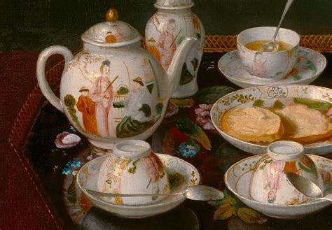 Still Life Tea Set Detail Jean Étienne Liotard