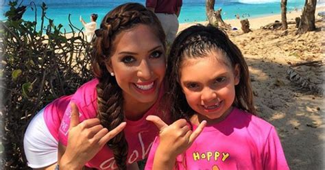 Teen Mom Star Farrah Abraham Slammed For Letting Her Nine Year Old Daughter Watch Her Getting