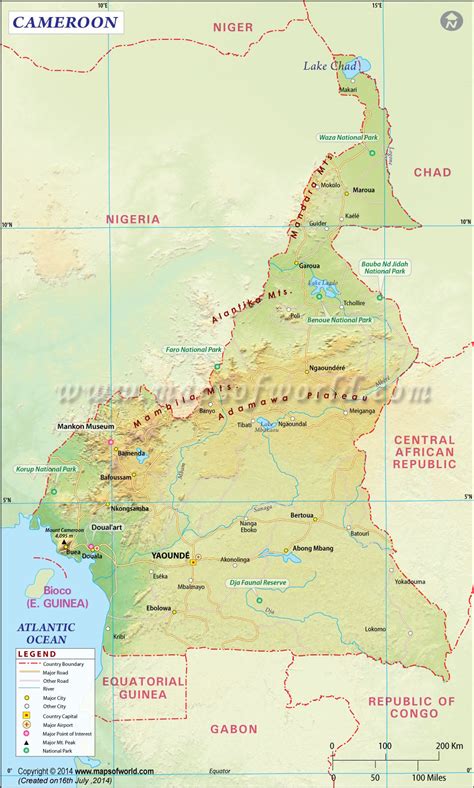 Cameroon Map
