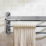 How To Decorate Bathroom Towel Rack