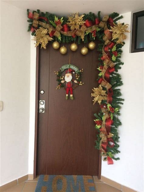 15 Ideas Para Decorar La Puerta De Tu Casa Esta Navidad