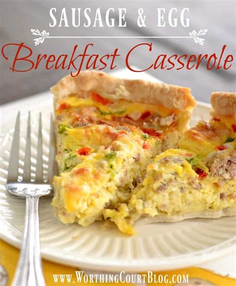 Easy And Delicious Breakfast Casserole Recipe Worthing Court