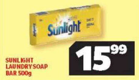 Sunlight Laundry Soap Bar 500g Offer At Usave