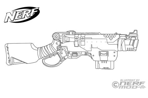 Nerf Gun Coloring Pages Free Printable Coloring Pages For Kids