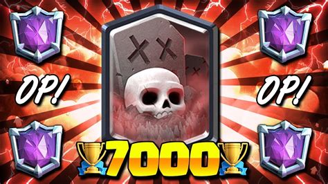 Destroys Ladder Meta 7000 Trophy Best Graveyard Deck Clash Royale