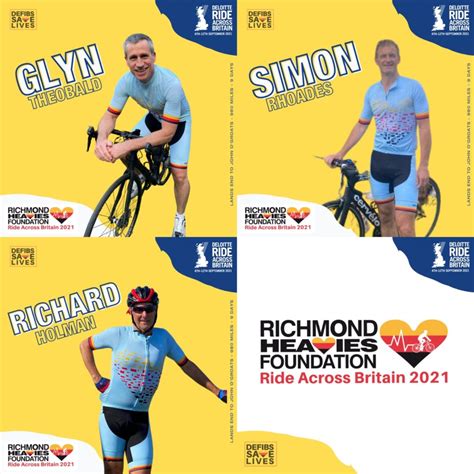 Ride Across Britain 2021 Richmond Heavies Foundation