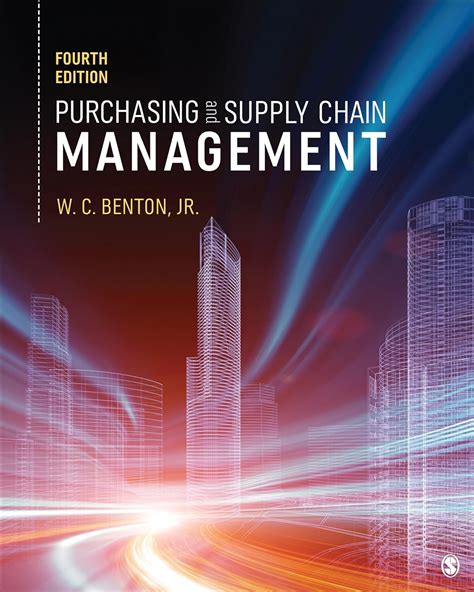 Purchasing And Supply Chain Management Benton W C 9781071804759