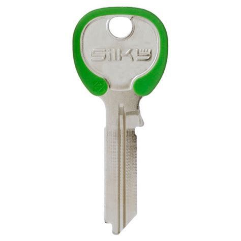 Silca Blank Te2 Silky Grn Silky Coloured Head Keys Lsc Complete Security Solutions Lsc