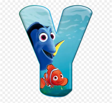 Download Abecedario Buscando A Nemo Y Buscando A Dory Finding Nemo Letters Clipart