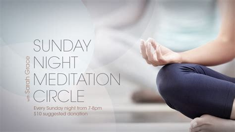 Sunday Night Meditation Leap Yoga